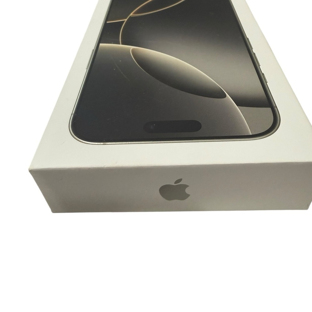 Apple IPhone 16 Pro Max Empty Box Only Packaging Made in CA Natural Titanium